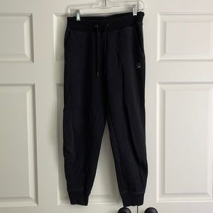 Good Condition Black FILA Jogger Sweatpants Size Small Unisex Drawstring Waist